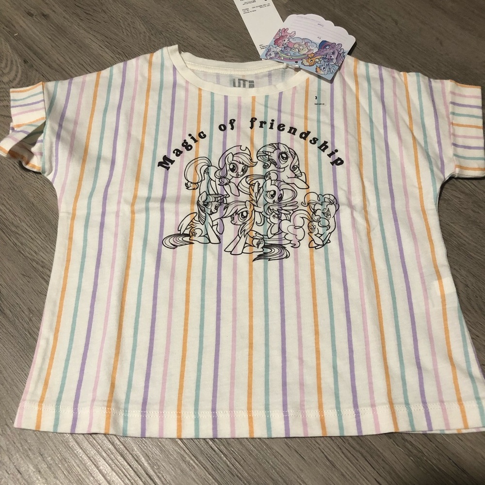Uniqlo x My Little Pony T-shirt. NWT. Size 3